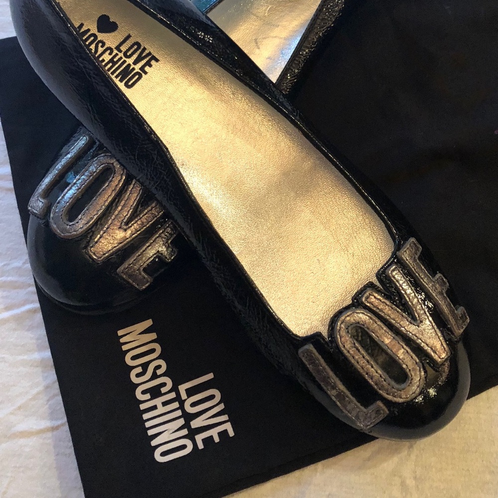 MOSCHINO LOVE BALLERINA FLATS